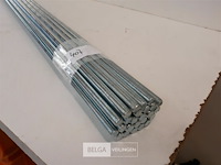 25 x draadstangen verzinkt 1 meter m 8 - afbeelding 3 van  3