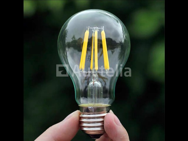 25 x filament lamp a60 – 6w – e27 – dimbaar – 2700k – 500 lm – ip20 – binnen - afbeelding 3 van  3