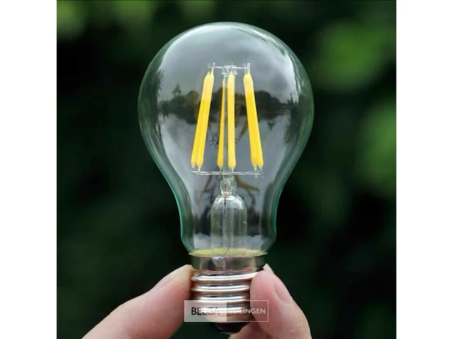 25 x filament lamp a60 – 6w – e27 – dimbaar – 2700k – 500 lm – ip20 – binnen - afbeelding 1 van  4