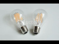 25 x filamentlamp a60 - 6w - led - e27 - dimbaar - 2700k (warm wit) - afbeelding 2 van  3