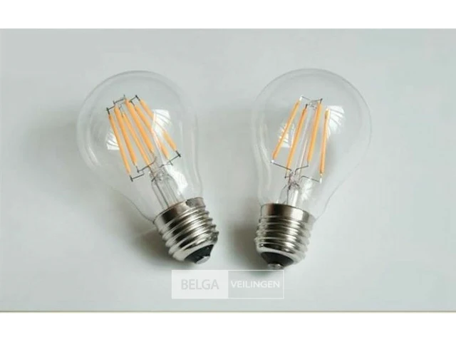 25 x filamentlamp a60 - 6w - led - e27 - dimbaar - 2700k (warm wit) - afbeelding 3 van  4