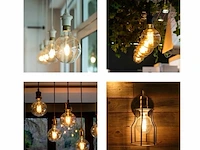 25 x g95 amber filament lamp – 6w – e27 – dimbaar – 2700k – 500 lm – ip20 – binnen - afbeelding 3 van  3