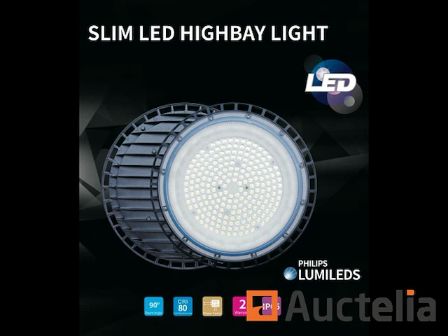 25 x highbay ufo 180w - slim design smd - ip65 - koud wit 6500k - afbeelding 2 van  5