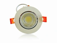 25 x inbouwspot 7w led wit dimbaar 3000k warm wit - afbeelding 4 van  7