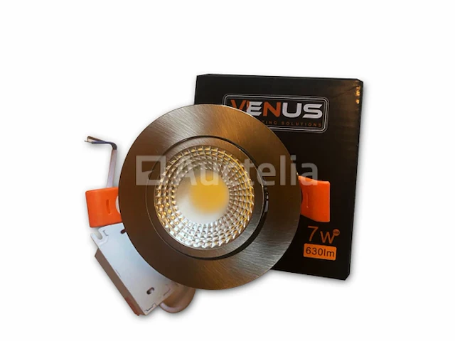 25 x inbouwspot 7w led zilver dimbaar 6500k daglicht - afbeelding 5 van  6