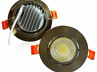 25 x inbouwspot 7w led zilver dimbaar 6500k daglicht - afbeelding 4 van  7