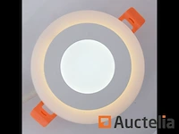 25 x led paneel - tweekleurig : warm + wit 3w + 3w - afbeelding 2 van  5