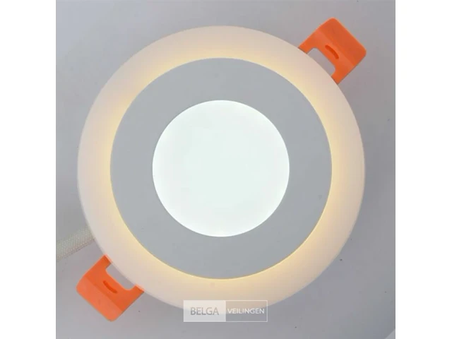 25 x led paneel - tweekleurig : warm + wit 3w + 3w - afbeelding 1 van  6