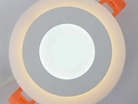 25 x led paneel - tweekleurig : warm + wit 3w + 3w - afbeelding 1 van  6