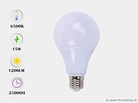25 x smd led lamp – e27 – 15w – 6000k – daglicht - afbeelding 1 van  3