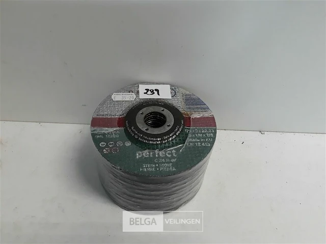 25 x snijschijven voor steen 125 mm x 3 mm dronco - afbeelding 1 van  3