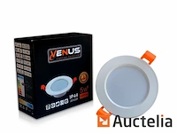 25 x venus 5w rond led paneel - waterdicht ip44 - 4000k (neutraal wit). - afbeelding 3 van  4