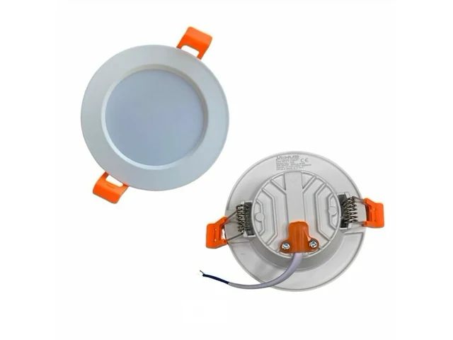 25 x venus 5w rond led paneel - waterdicht ip44 - 4000k (neutraal wit). - afbeelding 4 van  5