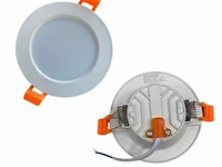 25 x venus 5w rond led paneel - waterdicht ip44 - 4000k (neutraal wit). - afbeelding 4 van  5