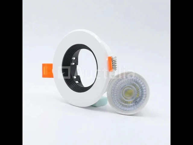 25 x verstelbaar gu10 inbouwarmatuur met fitting (zwart/wit) - afbeelding 6 van  6