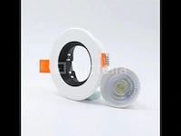 25 x verstelbaar gu10 inbouwarmatuur met fitting (zwart/wit) - afbeelding 6 van  6