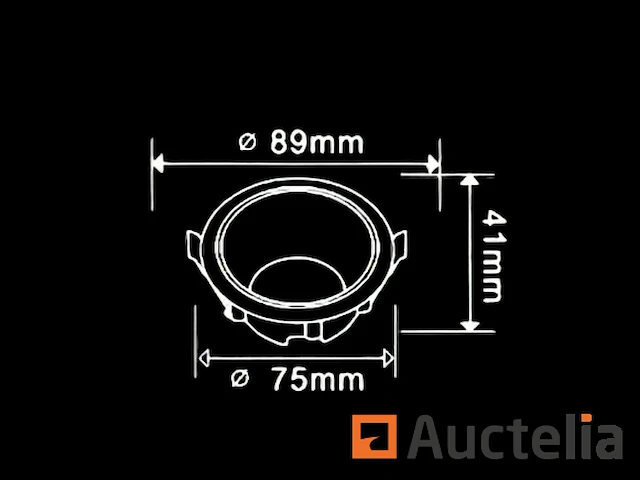 25 x verstelbaar gu10 inbouwarmatuur met fitting (zwart/wit) - afbeelding 6 van  6