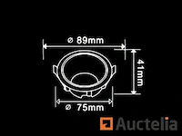 25 x verstelbaar gu10 inbouwarmatuur met fitting (zwart/wit) - afbeelding 6 van  6