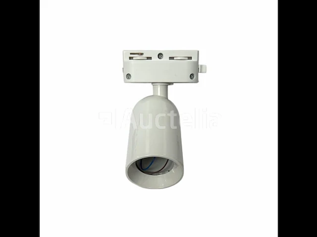 25 x verstelbare railspot met gu10 fitting (wit) - afbeelding 2 van  5