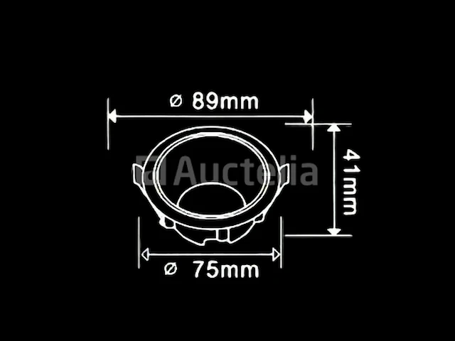 25 x verzonken gu10 inbouwarmatuur met fitting (zwart/wit) - afbeelding 2 van  4