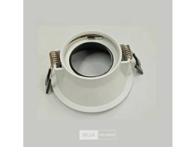 25 x verzonken gu10 inbouwarmatuur met fitting (zwart/wit) - afbeelding 4 van  5