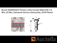 2500 verzonken tips bosch sk64 63g - afbeelding 1 van  1