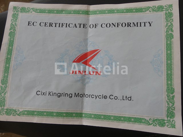 250cc jinlun jl 250-5 motorfiets (vin: lj5pg509961110053) - afbeelding 5 van  20