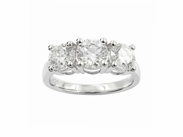 2.50cts lab grown diamond ring size-eu-54 - afbeelding 1 van  6