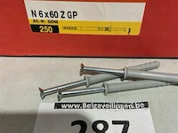 250x fischer kozijnplug 6x60 - afbeelding 1 van  3