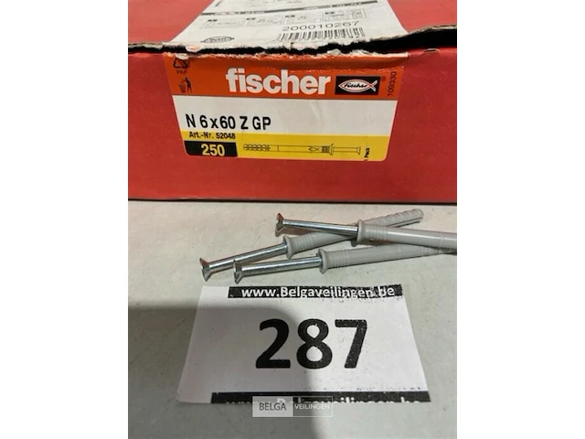 250x fischer kozijnplug 6x60 - afbeelding 2 van  3
