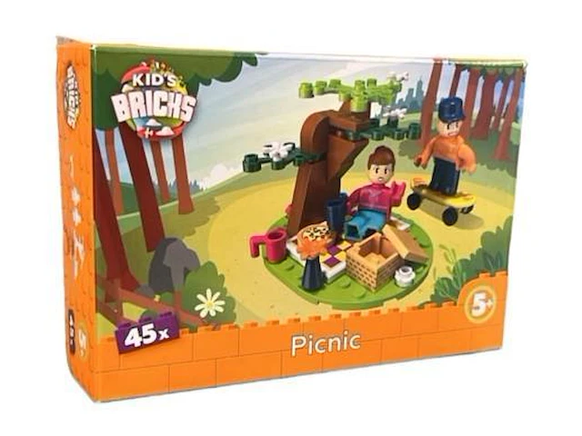 250x kid's bricks picknick - afbeelding 1 van  1