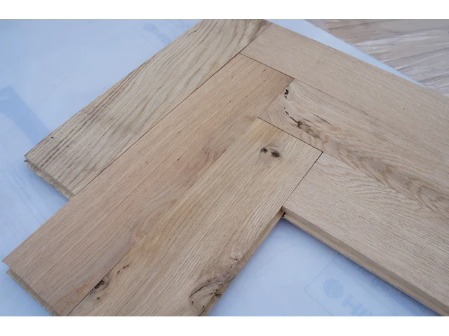 25,20 m² massief eiken visgraatparket 21mm - afbeelding 4 van  10