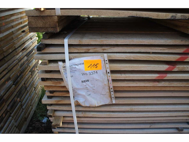 2.53 m³ eiken planken 22mm - afbeelding 3 van  5