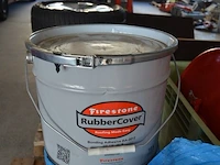 25kg snelbeton, 2 x epdm rubber + lijm - afbeelding 4 van  6