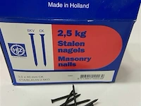 2,5kg stalennagels 3x40 - afbeelding 1 van  3