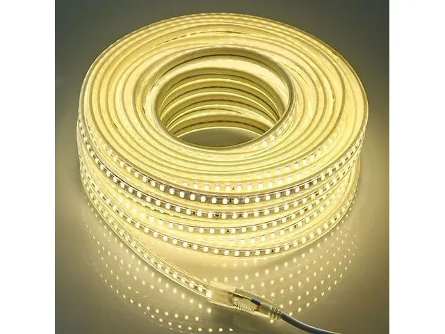 25m wit led strips licht 220v - afbeelding 1 van  4