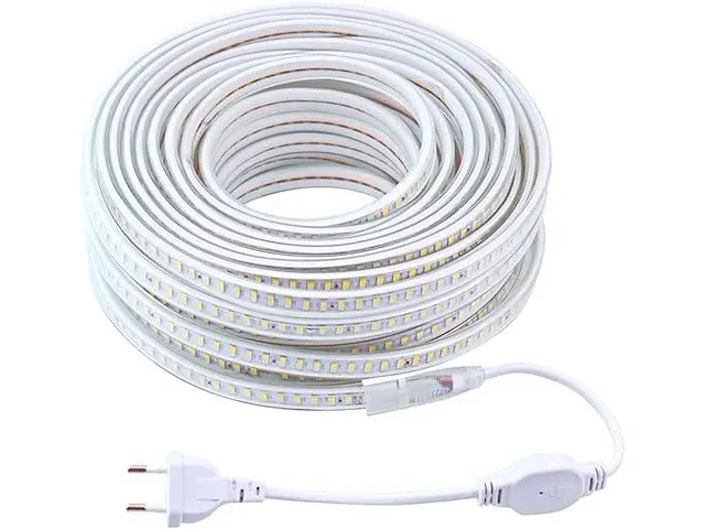 25m wit led strips licht 220v - afbeelding 3 van  4