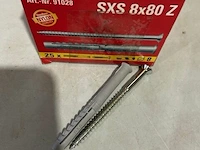 25x fischer inslagplug sxs 8x80 - afbeelding 1 van  3