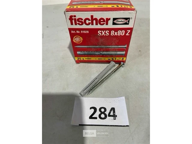 25x fischer inslagplug sxs 8x80 - afbeelding 3 van  3