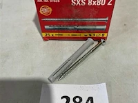 25x fischer inslagplug sxs 8x80 - afbeelding 3 van  3