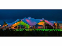25x25m white stretch tent cloud series - afbeelding 2 van  5