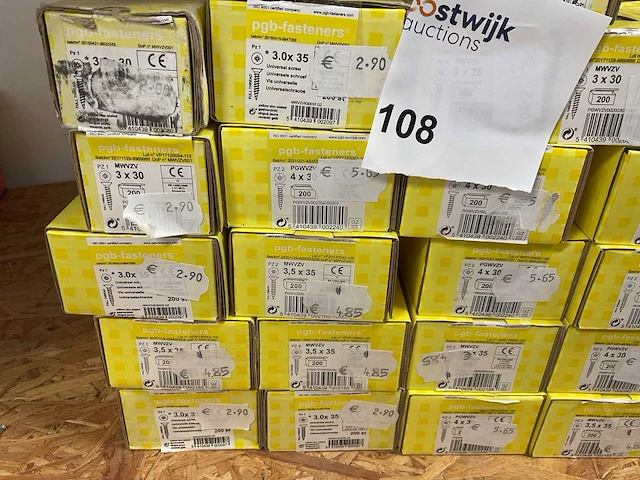 26 dozen universele schroeven - afbeelding 2 van  4