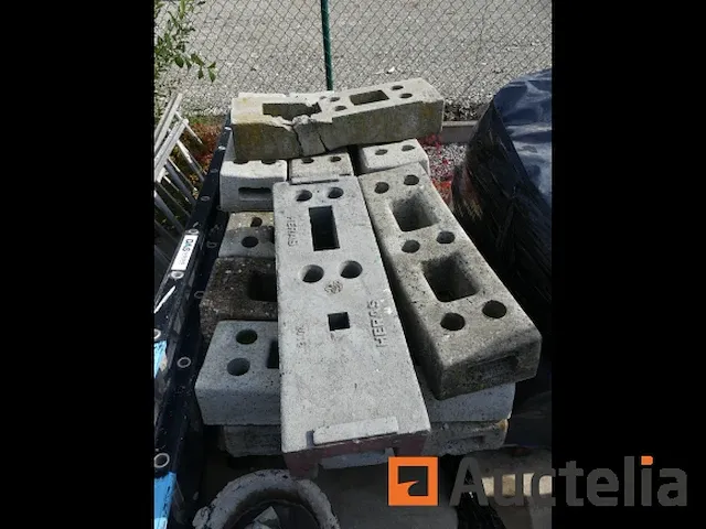 26 heras bouwhekken, 27 betonnen voeten voor heras bouwhek - afbeelding 1 van  7