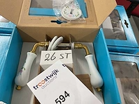 26 x porseleinen deurkrukken - afbeelding 2 van  5