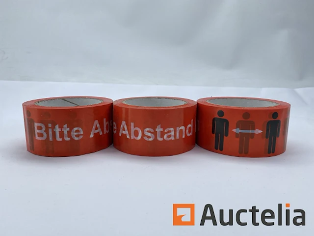 267 stuks rode waarschuwingstape "gelieve afstand te houden" - afbeelding 5 van  6