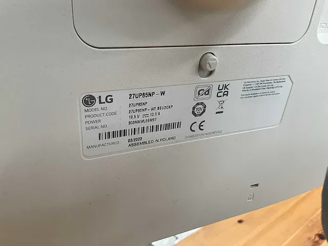 27” 4k uhd monitor lg 27up85np - afbeelding 6 van  7