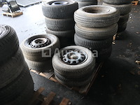 27 diverse banden gemonteerd op stalen velgen - afbeelding 7 van  10