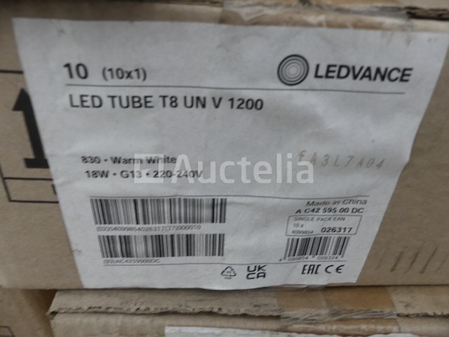 27 dozen met 10 nieuwe led tl buizen advance t8 un v 1200 - afbeelding 1 van  3