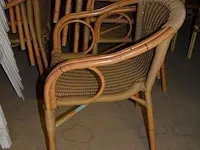 27 imitatie rotan stoelen (1139) - afbeelding 4 van  4