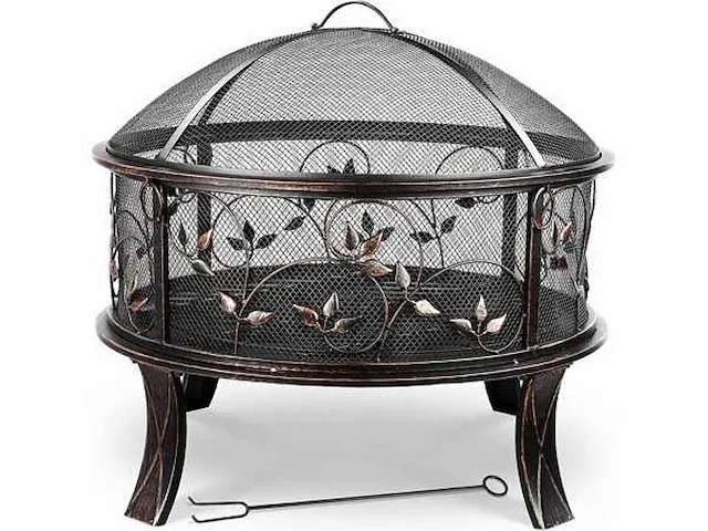 27-inch ronde vuurkorven voor buiten voor terras, kamperen - afbeelding 6 van  6